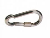 SNAP HOOK WITH SCREW, ZINC PLATED